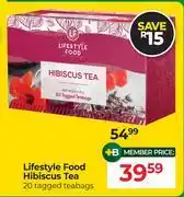 Dis-Chem Lifestyle Food Hibiscus Tea-20 Tagged Teabags offer