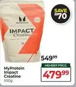 Dis-Chem My Protein Impact Creatine-500g offer