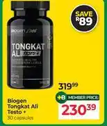 Dis-Chem Biogen Tongkat Ali Testo+-30 Capsules offer