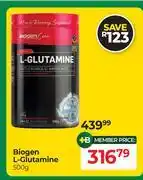 Dis-Chem Biogen L-Glutamine-500g offer