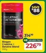 Dis-Chem Biogen Creatine + Betaine Blend-300g offer
