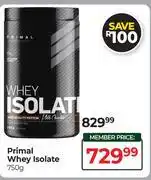 Dis-Chem Primal Whey Isolate-750g offer