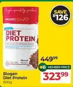 Dis-Chem Biogen Diet Protein-800g offer