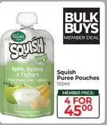 Dis-Chem Squish Puree Pouches-For 4 x 110ml offer