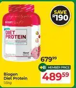 Dis-Chem Biogen Diet Protein-1.6Kg offer