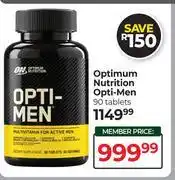 Dis-Chem Optimum Nutrition Opti-Men-90 Tablets offer