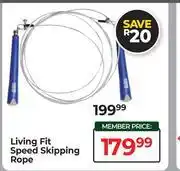 Dis-Chem Living Fit Speed Skipping Rope offer