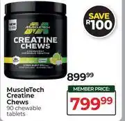 Dis-Chem Muscle Tech Creatine Chews-90 Chewable Tablets offer