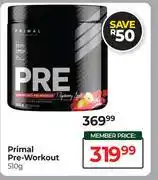 Dis-Chem Primal Pre-Workout-510g offer