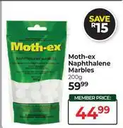 Dis-Chem Moth-Ex Naphtalene Marbles-200g offer