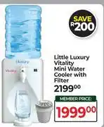 Dis-Chem Little Luxury Vitality Mini Water Cooler With Filter offer