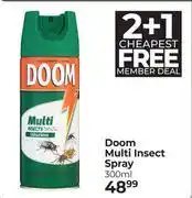 Dis-Chem Doom Multi Insect Spray-300ml offer