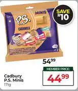 Dis-Chem Cadbury P.S. Minis-171g offer