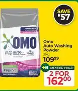 Dis-Chem Omo Auto Washing Powder-For 2 x 2kg offer