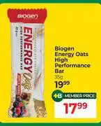 Dis-Chem Biogen Energy Oats High Performance Bar-35g offer
