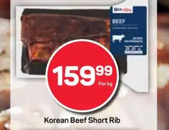 Pick n Pay Korean Beef Short Rib offer