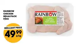 Econo Foods Rainbow chicken braai pack offer
