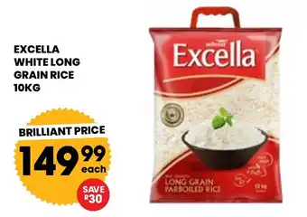 Econo Foods Excella white long grain rice offer
