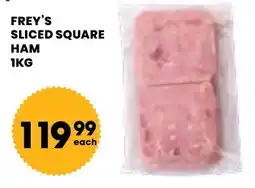 Econo Foods Frey's sliced square ham offer