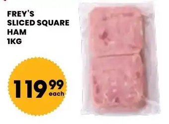 Econo Foods Frey's sliced square ham offer