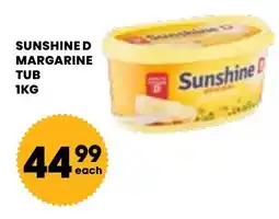 Econo Foods Sunshined D margarine tub offer