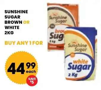 Econo Foods Sunshine sugar brown or white offer