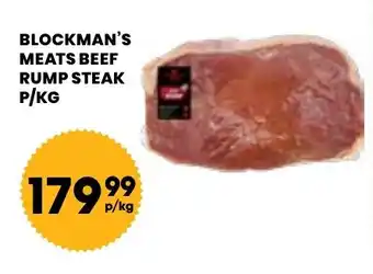 Econo Foods Blockman's meats beef rump steak offer