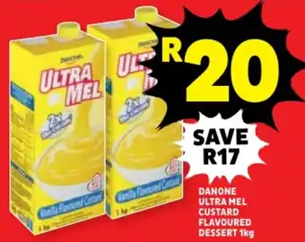 Usave Danone ultra mel custard flavoured dessert offer