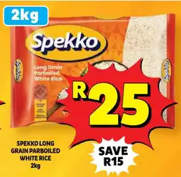 Usave Spekko long grain parboiled white rice offer