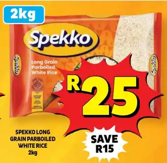 Usave Spekko long grain parboiled white rice offer