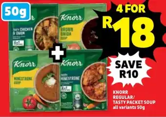 Usave Knorr regular/ tasty packet soup offer