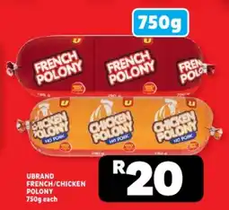 Usave Ubrand french/ chicken polony offer