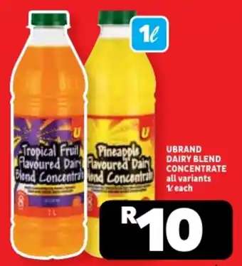 Usave Ubrand dairy blend concentrate offer