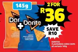 Usave Doritos flavoured corn chips offer