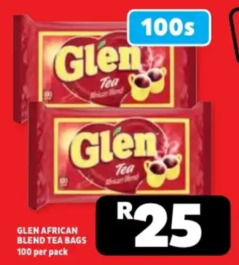 Usave Glen african blend tea bags offer