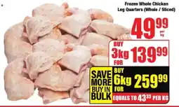 Boxer Frozen Whole Chicken Leg Quarters offer