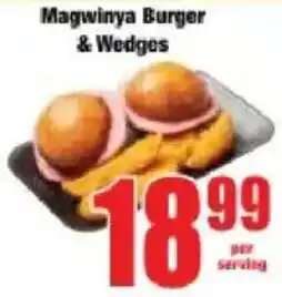 Boxer Magwinya Burger & Wedges offer