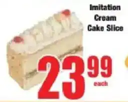 Boxer Imitation Cream Cake Slice offer