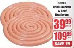 Boxer BOXER Chilli Chicken & Beef Braaiwors offer