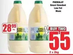 Boxer PARMALAT Emasi Emndeni Low Fat Maas offer