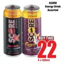 Boxer SCORE Energy Drink Assorted offer