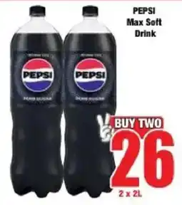 Boxer PEPSI Max Soft Drink offer