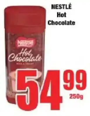 Boxer NESTLÉ Hot Chocolate offer