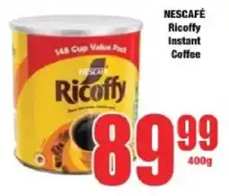 Boxer NESCAFÉ Ricoffy Instant Coffee offer