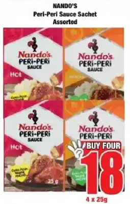 Boxer NANDO'S Peri-Peri Sauce Sachet Assorted offer
