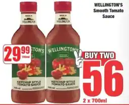 Boxer WELLINGTON'S Smooth Tomato Sauce offer