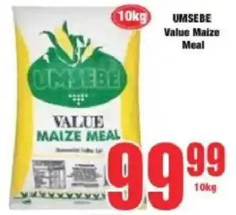 Boxer UMSEBE Value Maize Meal offer