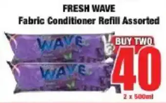 Boxer FRESH WAVE Fabric Conditioner Refill Assorted offer