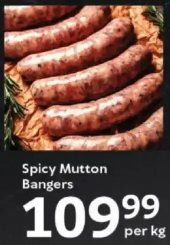 Oxford Freshmarket Spicy Mutton Bangers offer