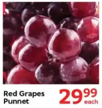 Oxford Freshmarket Red Grapes Punnet offer